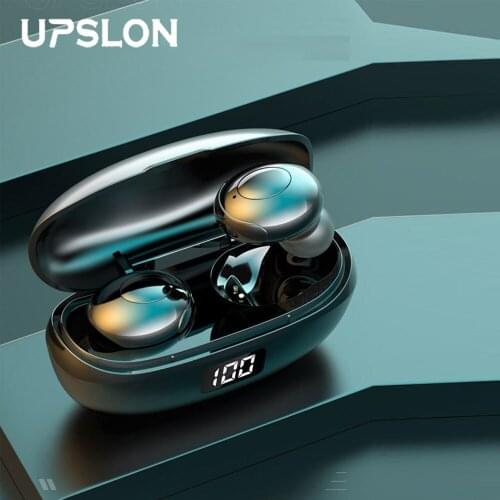 UPSLON TWS Bluetooth 5.0 Earphones 300mAh Charging Box Wireless Headphone 9D Stereo Sports Waterproof Headsets With Microphone