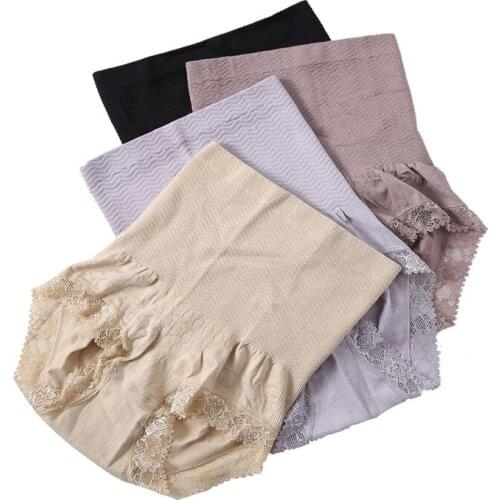 Womens high waist body shaping underwear postpartum hips belly pants high elastic no traces corsets comfortable breathable