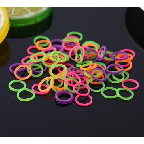 100pcs Dental Orthodontic Rubber Bands Latex Braces Transparent Traction Dental Rubber Band 4 Sizes For Choice Dentist Products