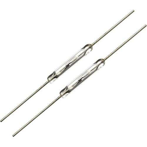 110 pcs Reed contact 14mm x 2mm Miniature reed contact Reed switch 44mm length