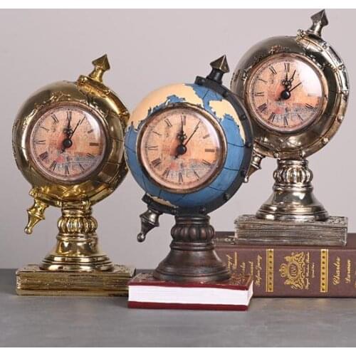 American retro home fashion clock decoration creative office decoration table decoration birthday wedding small gift