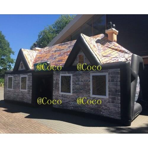 Free air ship to door,10x5x5m popular inflatable bar tent,portable inflatable Irish pub party tent, inflatable tavern