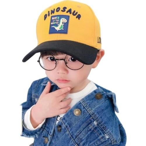 Doitbest 2021 Children Baseball Cap Summer Dinosaur easy Letters kids hip hop Hats Boys Girls Caps child snapback Hat gorras