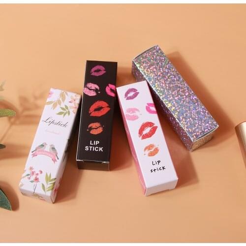 20 Pieces 2.5 X 2.5 X 8.5cm Paper Box Diy Lipstick Perfume Essential Oil Bottle Wrapping Box Wedding Party Small Gift Packaging