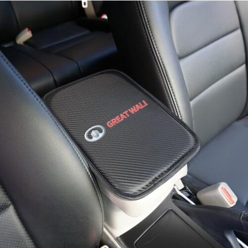 Car Armrest Box Pad Cover Auto interior Arm Rest Seat Covers Soft Pad for Great Wall Haval Hover H3 H5 Car accessories