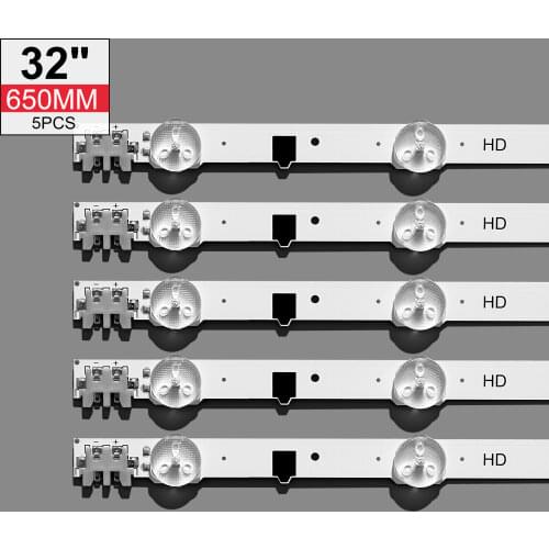 FOR samsung 32 inch UA32F4088AR LCD TV backlight D2GE-320SC0-R3 2013SVS32H 9 REV1.8 130103 1piece=9LED 650MM 5piece/set