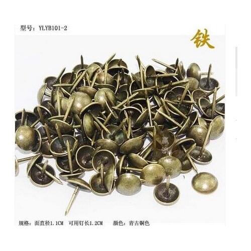 Hardware supplies Antique Bronze color Upholstery Nail Jewelry Gift Wine Case Box Sofa Decorative Tack Stud Pushpin 11mm*12mm
