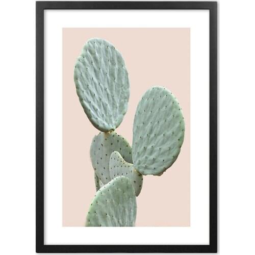 Cactus On Pink Background Nordic Paper Painting Wall Art Paper Painting Landscape Wall Pictures For Living Room Decorative