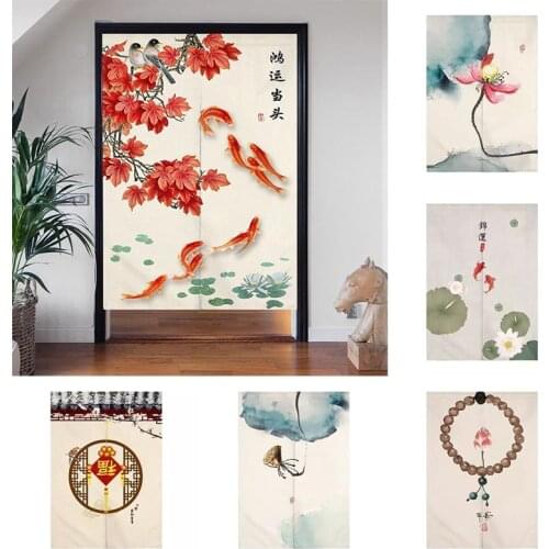 Room Decoration Household Cloth Kitchen Curtain Toilet Wind Hanging Curtain Partition Door Curtain