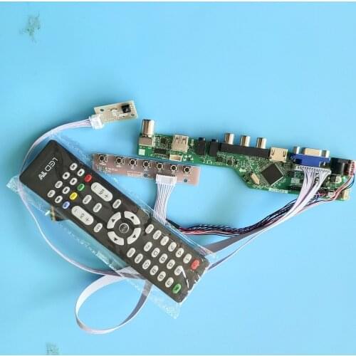 Kit for B173RW01 V1 LCD LED HDMI USB Controller board driver 40pin LVDS Screen panel 1600X900 remote VGA 17.3" TV AV
