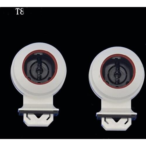 T8 Bracket Waterproof Lamp Foot Casette Base Aquarium Fish Tank Lamp Holder Fittings with 80cm Wire 10pair