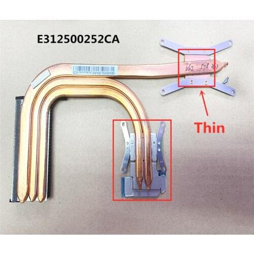 Laptop/Notebook CPU cooling Radiator heatsink for MSI GE70 2PC 2PE 2QE 2OC 1756 1757 1759 E312500080CA E312500081CA E312500082CA