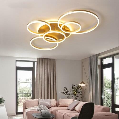Modern Led ceiling lights For Living Room Bedroom Dining Room Acrylic Ceiling Lamp Metal Home Indoor Lighting Industrial Lamp