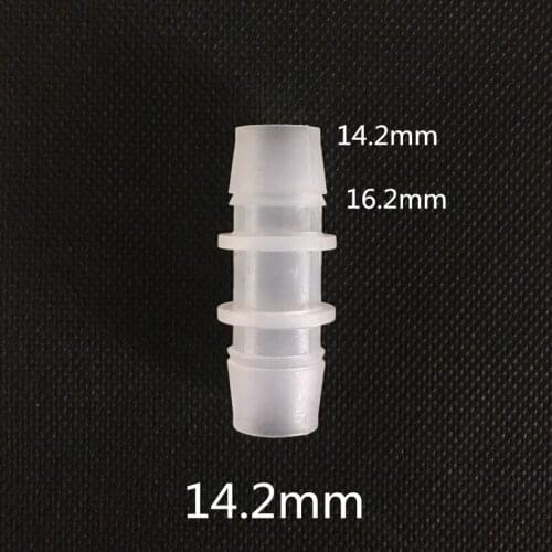 14.2mm STRAIGHT BARBED PLASTIC HOSE CONNECTOR FITTING JOINER