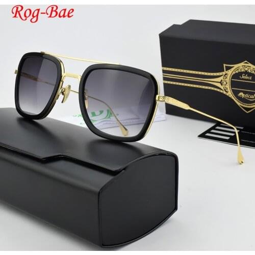 2020 new Men Sunglasses Classic Frame Square Sun Glasses Fashion Women Metal Driving Sunglass Vintage Designer Sunglasses DTS127