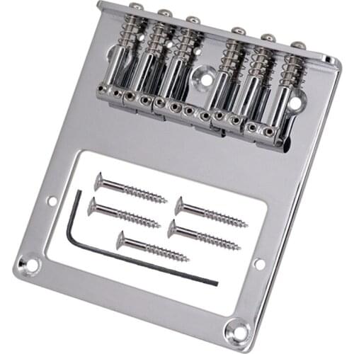 Metal Guitar Bridge 7-Character String, Fixed Bridge At the End of the String, for TL Electric Guitar Bridge