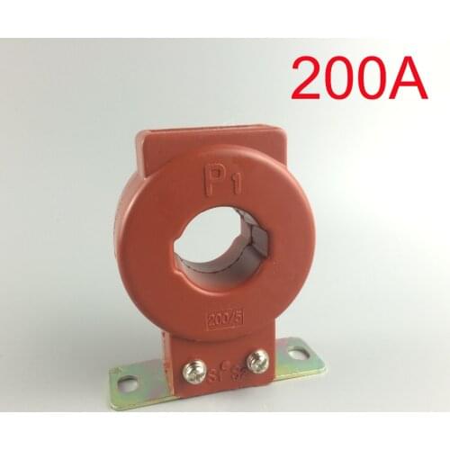 New type Easy use 200/5 0-200A current transformer Conductor through 1 time 200A CT