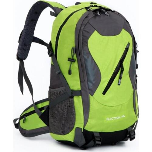 Outdoor Mountaineering Bag 40L Hiking Backpack Men and Women Double-Shoulder Bag Waterproof Computer Camping Ride