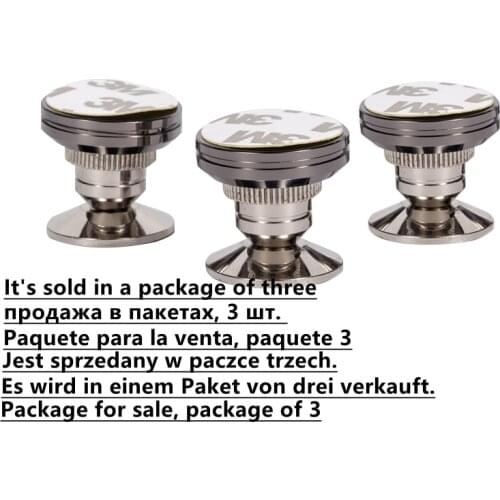 High Foot Nail Speaker CD Power Amplifier Front and Back Gold Plated Alloy Audio Pin