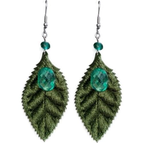 YiYaoFa Dangle Leaf Earrings Vintage Drop Earring for Women Party Gothic Girl Accessories Earrings Friendship Jewelry YE-110