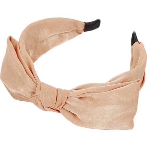 Ladies Fashion New Style Pure Color Bow Hair Accessories