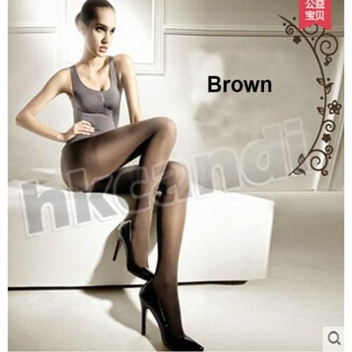 Womens Tight Thin Super Velvety Pantyhose Stockings Sexy Comfortable brown Velvet Pantyhose office women BA004