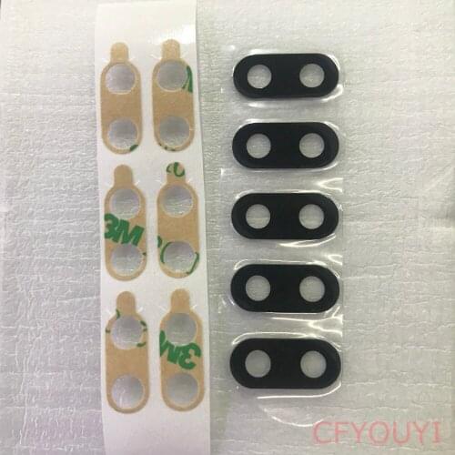 1pcs For Samsung Galaxy M10 M05 Rear Back Camera Glass Lens With Adhesive Sticker Glue