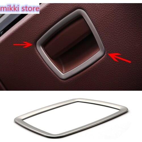 Car Copilot ToolBox Handle Decal Frame Cover Trim Inner Glove Box Switch Button Sequins For BMW 5 7 series F10 F18 F01 520 525