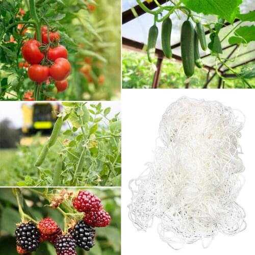 White Plant Climbing Net Polyester Rattan Trellis Netting Household Garden Supplies Plant Lattice Climbing Net Trellis Netting