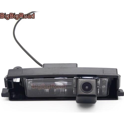 BigBigRoad Wireless Rear View Camera HD Color Image For Toyota Vizi Echo XP10 Hatchback Auris E180 Etios Citroen C1 Peugeot 108