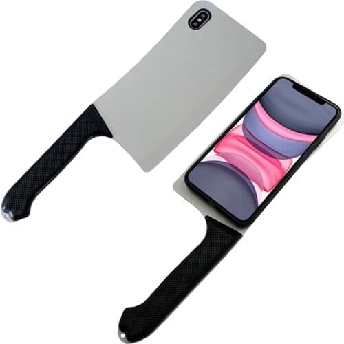 Kitchen Knife Shape Anti Scratch Phone Case Cover for iPhone XS Max 11 Pro Max