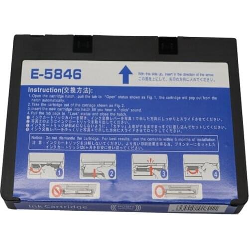 2020 4pcs T5846 E5846 Compatible Ink Cartridge for PictureMate200 240 260 280 290 PictureMate PM 240 PictureMate Show PM 225 30