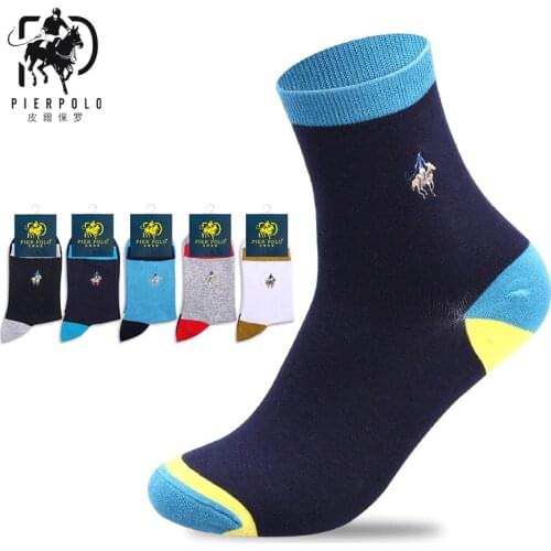 PIER POLO Men's Colored Socks