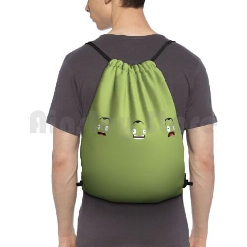Program Backpack Drawstring Bags Gym Bag Waterproof Program Video Games Pop Culture Program Kerbal Video Game Minimalist