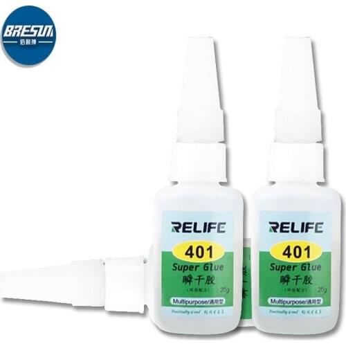 RELIFE RL-401 Environmental Super Glue For phone repair instant glue electronic circuit board multifunctional fast adhesive tool