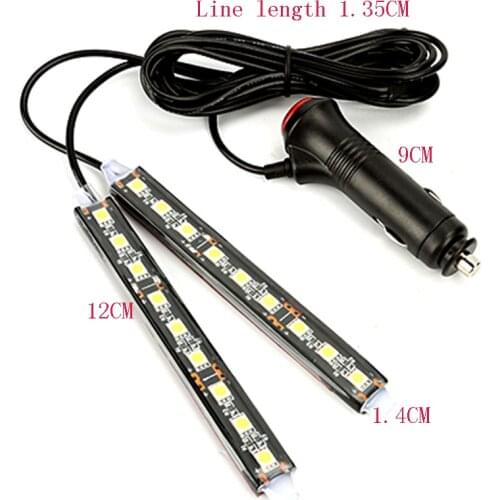 Car interior LED foot sole decoration light strip for Renault Megane 2 3 Duster Logan Clio 4 3 Laguna 2 Scenic Sandero 2 Captur