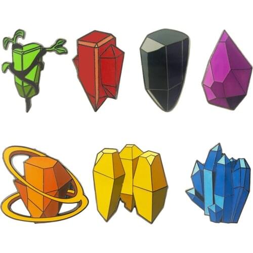 Game DOTA 2 Regeneration Haste Invisibility Arcane Bounty Illusion Double Damage Rune Luminous Enamel Metal Badge Brooch Pin