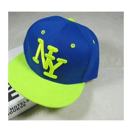 1pcs/lot korean style kid letter NY baseball cap boy girl adjustable Hip Hop casual baseaball cap