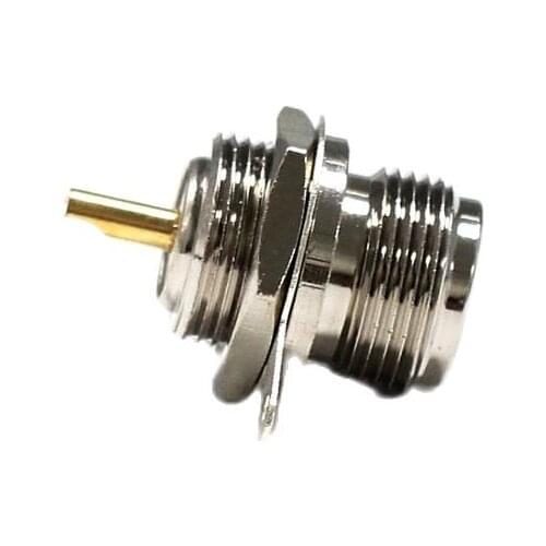 1PC N Female Jack nut RF Coax Connector with solder cup Straight Nickelplated NEW wholesale