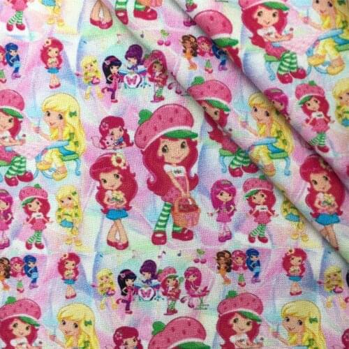 50*145cm Cartoon Cute Girl Patchwork Polyester Cotton Fabric for Tissue Sewing Quilting Fabrics Needlework DIY,1Yc20568