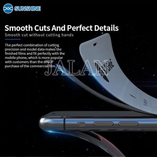 50pcs/bag Flexible hydrogel film SS-057 Sunshine for SS-890C Auto Film cutting machine accessories mobile phone front film cut