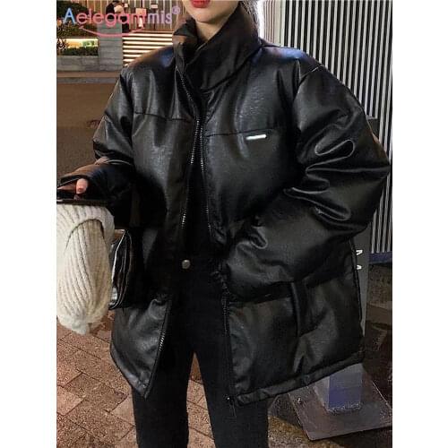 Aelegantmis Women's Black Down Jackets