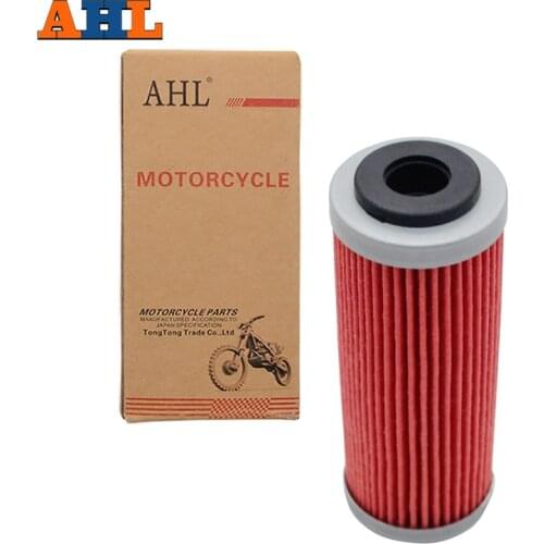 AHL 652 1/2/4pc Motorcycle Cartridge Oil Filter for 250 300 350 400 450 500 505 530 690