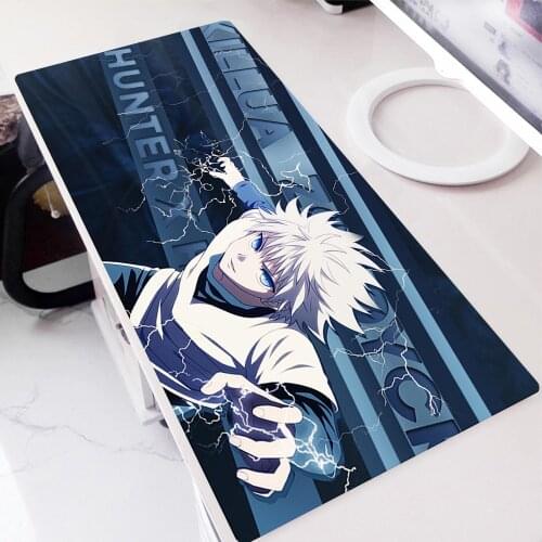 Hunter X Hunter Gamers Accessories Gaming Mouse Pad Anime Table Pads Rubber Mousepad Gamer Csgo Non-slip Desk Mat Mice Rug