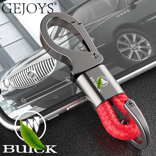 GEJOYS Car Keychain Buick Key Chain For Buick Avenir Lacrosse Riviera Regal GS Envision Car Parts Buick With Car Logo Key Ring