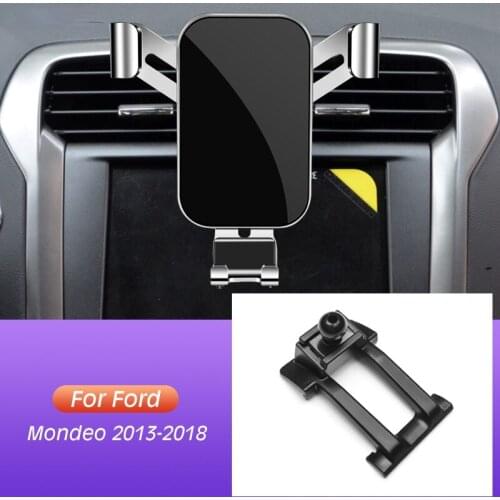 Car Mobile Phone Holder Clip For Ford Mendo 2013 2014 2015 2016 2017 2018 Air Vent Mounts GPS Stand Gravity Navigation Bracket