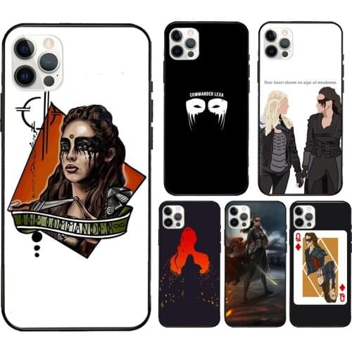 Commander Lexa The 100 Phone Case For iPhone 11 Pro Max 12 mini 6S 7 8 Plus X XS Max SE 2020 XR Cover Coque