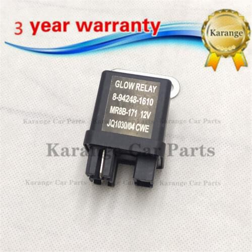 8-94248-161 8942481610 Mover Parts Preheating Relay Glow Plug 12V for Isuzu Hitachi ZAXIS27U ZAXIS50U ZAXIS40U for Kubota Yanmar