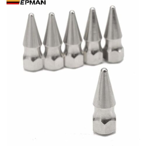 EPMAN Racing Steel Chrome M6*1.0 Spike Nut Bolt Kit Engine Valve Cover Washer Dress Up For Honda Civic EPCGQ148