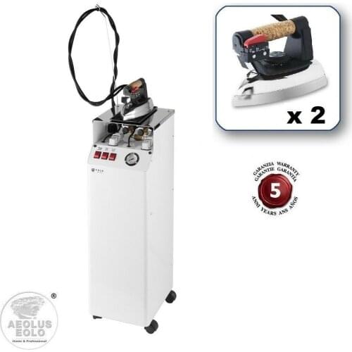 Ironing Station Professional Vertical Steam Iron Laundry Wheels Warranty 5 Years AV01 FF RA